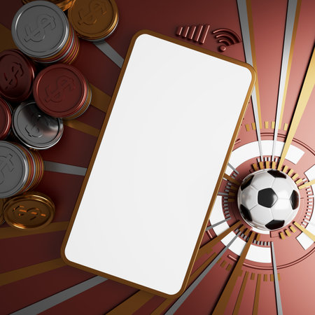 3d football object design. realistic rendering. abstract futuristic background. 3d illustration. motion geometry concept. sport competition graphic. tournament game bet content. soccer ball element.の写真素材