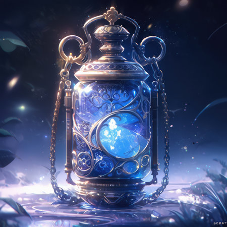 jar bottle can tin anime futuristic illustration mystical fantasy art futuristic glowing digital wall poster tattoo design energy drink potの素材
