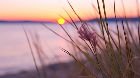 flowers focus sunset tranquility grace landscape zen harmony rest calmness unity harmony photography wall art poster wallpaperの素材