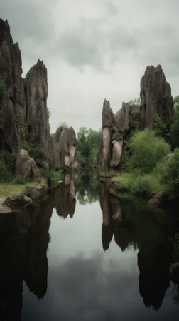 space rocks nature tranquility grace landscape zen harmony rest calmness unity harmony photography wall art poster wallpaperの素材