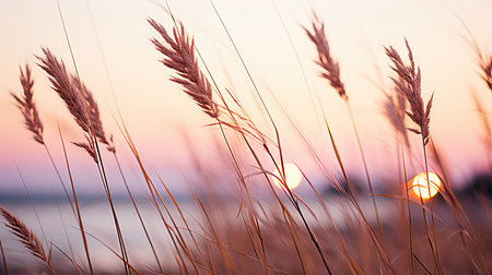 flowers focus sunset tranquility grace landscape zen harmony rest calmness unity harmony photography wall art poster wallpaperの素材