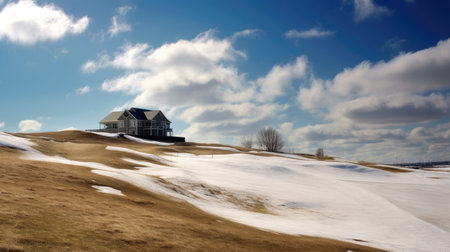 winter resort snowing ski peaceful landscape freedom scene beautiful nature wallpaper photo wall art posterの素材