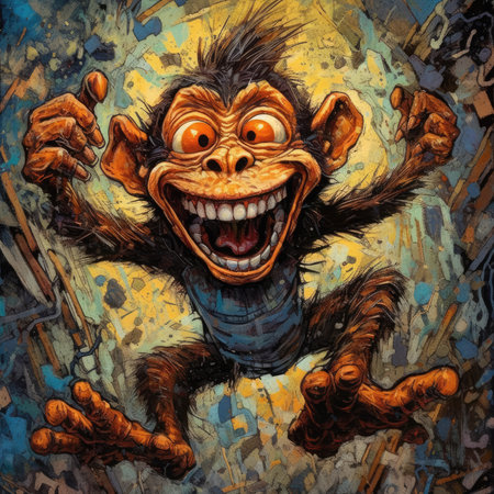 furious mad portrait expressive illustration artwork oil painted portrait sketch doodle wall art poster tattooの素材