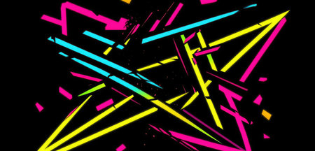 abstract aggressive pattern background expressive graffiti vector colorful geometric wallpaper art poster designの素材