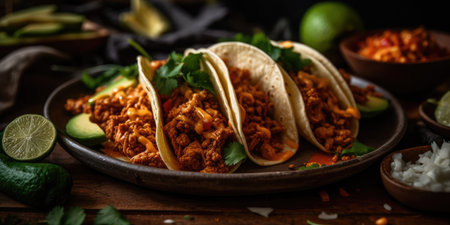 shawarma tacos professional studio food photography social media elegant fabric hot modern ad posterの素材