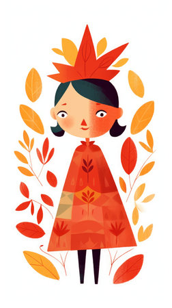 princess girl fairytale character cartoon illustration fantasy cute drawing book art poster graphic wall art posterの素材