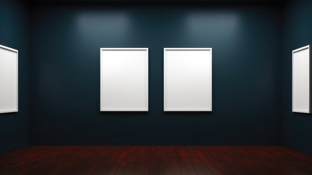 Blank empty frame poster mockup portfolio living room presentation furniture living room wall art furniture patternの素材