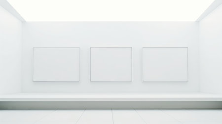 Blank empty frame poster mockup portfolio living room presentation furniture living room wall art furniture patternの素材