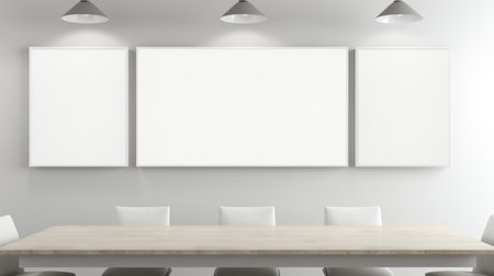 Blank empty frame poster mockup portfolio living room presentation furniture living room wall art furniture patternの素材