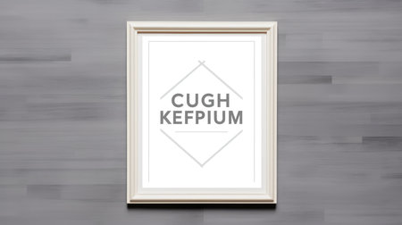 Blank empty frame poster mockup portfolio living room presentation furniture living room wall art furniture patternの素材