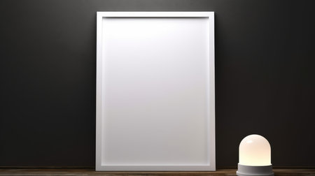 Blank empty frame poster mockup portfolio living room presentation furniture living room wall art furniture patternの素材