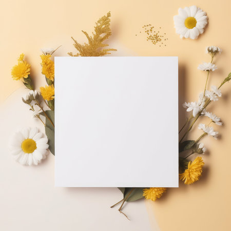 marriage invitation postcard mockup romance letter message wedding birthday blank paper celebration templateの素材
