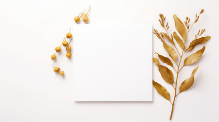marriage invitation postcard mockup romance letter message wedding birthday blank paper celebration templateの素材