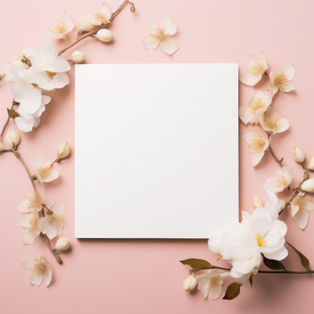 marriage invitation postcard mockup romance letter message wedding birthday blank paper celebration templateの素材