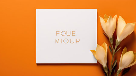 marriage invitation postcard mockup romance letter message wedding birthday blank paper celebration templateの素材