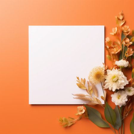 marriage invitation postcard mockup romance letter message wedding birthday blank paper celebration templateの素材