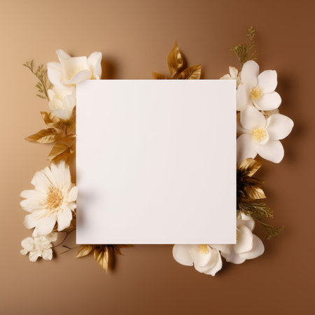 marriage invitation postcard mockup romance letter message wedding birthday blank paper celebration templateの素材