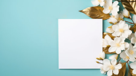 marriage invitation postcard mockup romance letter message wedding birthday blank paper celebration templateの素材