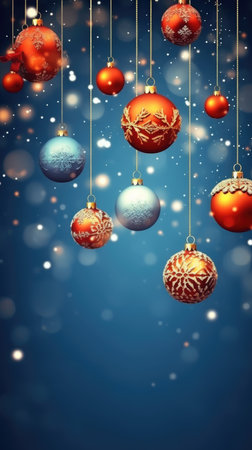 Merry Christmas background christmas element Vector illustration realistic clipart bright postcard holiday feelingの素材