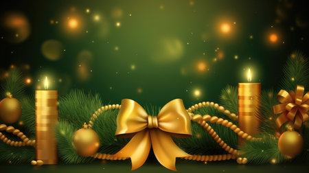 Merry Christmas background christmas element Vector illustration realistic clipart bright postcard holiday feelingの素材