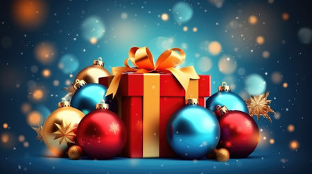 Merry Christmas background christmas element Vector illustration realistic clipart bright postcard holiday feelingの素材