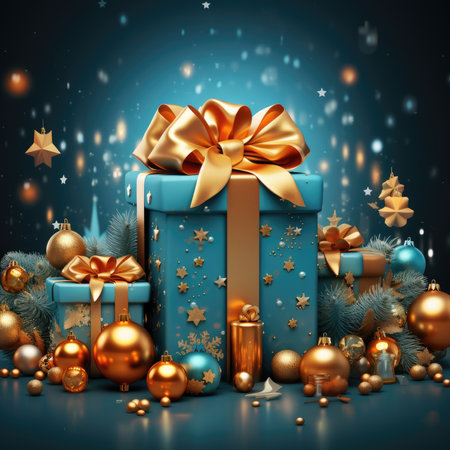 Merry Christmas background christmas element Vector illustration realistic clipart bright postcard holiday feelingの素材