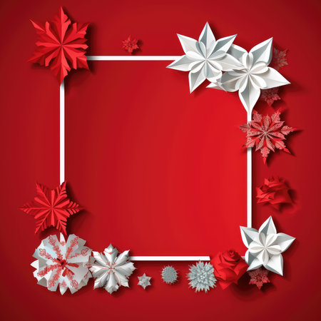 Christmas banner blank space text santa claus celebrate giftboxes green background clipart Christmas ornamentの素材