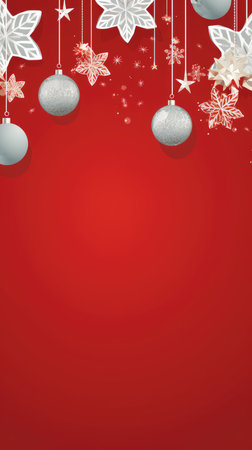 Christmas banner blank space text santa claus celebrate giftboxes green background clipart Christmas ornamentの素材