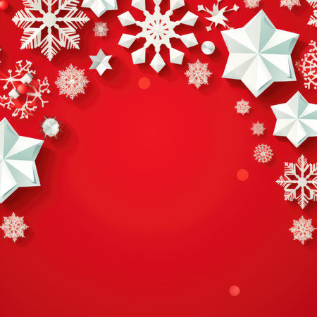 Christmas banner blank space text santa claus celebrate giftboxes green background clipart Christmas ornamentの素材
