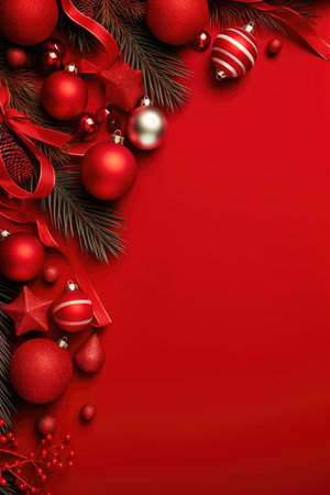Christmas banner blank space text santa claus celebrate giftboxes green background clipart Christmas ornamentの素材