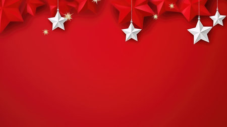 Christmas banner blank space text santa claus celebrate giftboxes green background clipart Christmas ornamentの素材