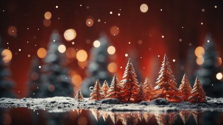 Sparkling Christmas Ornaments Decoration Defocused Background background Winter xmas holiday theme bannerの素材
