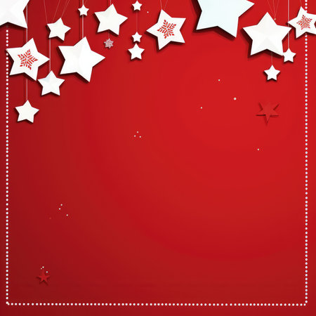 Christmas banner blank space text santa claus celebrate giftboxes green background clipart Christmas ornamentの素材