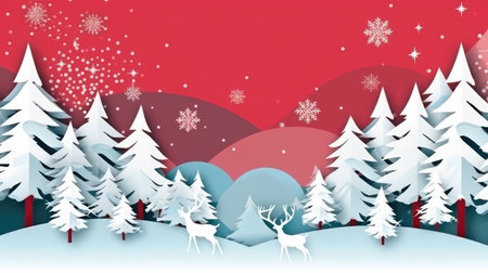 Christmas banner blank space text santa claus celebrate giftboxes green background clipart Christmas ornamentの素材