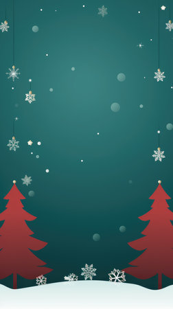 Christmas banner blank space text santa claus celebrate giftboxes green background clipart Christmas ornamentの素材