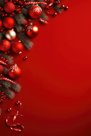 Christmas banner blank space text santa claus celebrate giftboxes green background clipart Christmas ornamentの素材