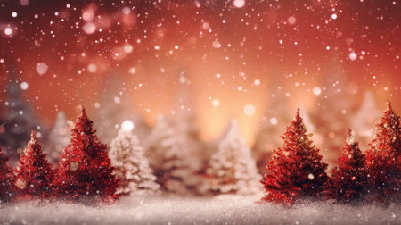 Sparkling Christmas Ornaments Decoration Defocused Background background Winter xmas holiday theme bannerの素材