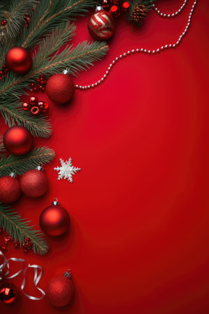 Christmas banner blank space text santa claus celebrate giftboxes green background clipart Christmas ornamentの素材