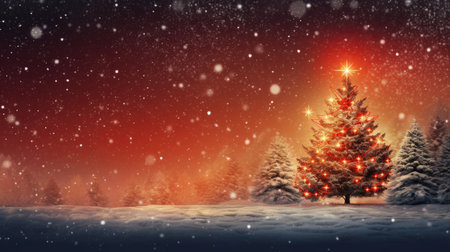 Sparkling Christmas Ornaments Decoration Defocused Background background Winter xmas holiday theme bannerの素材