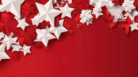 Christmas banner blank space text santa claus celebrate giftboxes green background clipart Christmas ornamentの素材