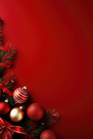 Christmas banner blank space text santa claus celebrate giftboxes green background clipart Christmas ornamentの素材
