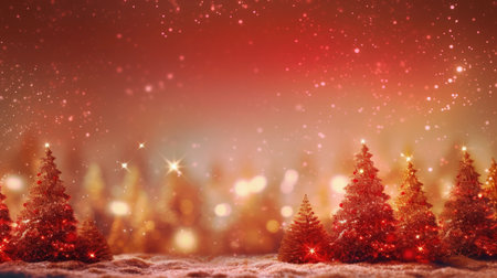 Sparkling Christmas Ornaments Decoration Defocused Background background Winter xmas holiday theme bannerの素材