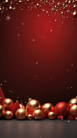 3D Christmas Tree and Ornaments background products minimal podium pastel color Christmas decorationの素材