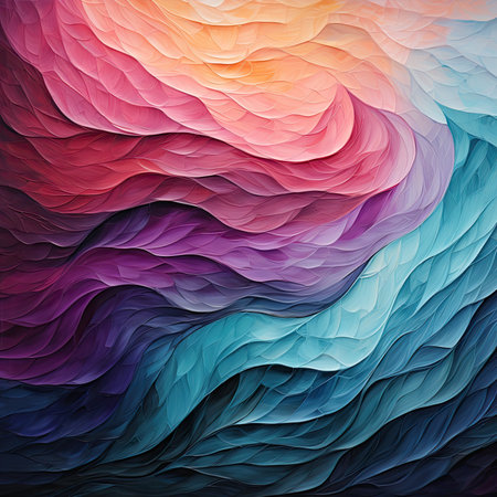 Abstract oil paint brush strokes background colors stain dye ink painting waves sea ocean canvas wall artの素材