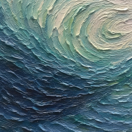 Abstract oil paint brush strokes background colors stain dye ink painting waves sea ocean canvas wall artの素材
