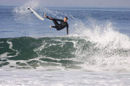 surfing in the air
