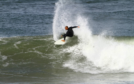 good surfer in action