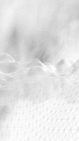 White abstract background. Hi tech network.Outer space. Starry outer space texture. 3D illustration