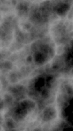 Background of abstract white color smoke isolated on gray color background. The wall of gray fog. 3D illustrationの写真素材