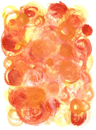 An abstract artistic bright yellow watercolor background textureの写真素材